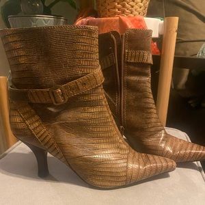 Antonio Melani Leather Ankle Boots